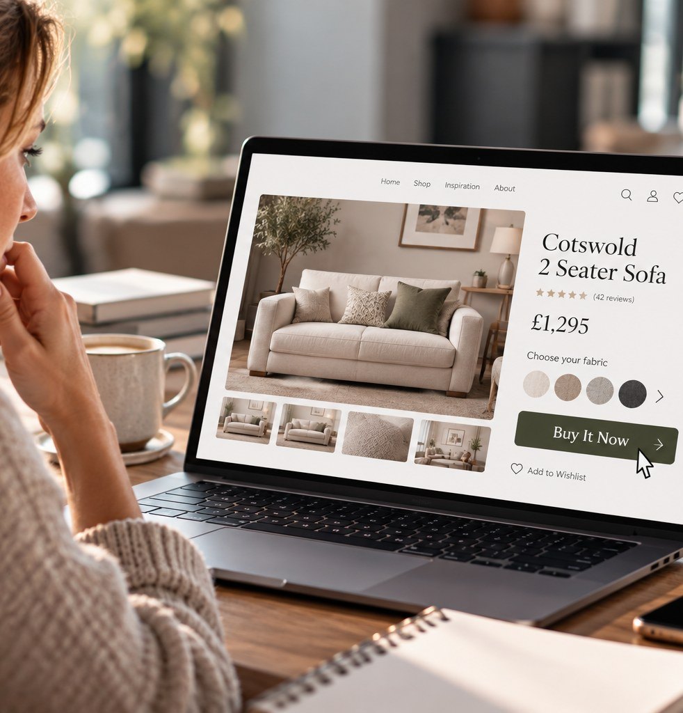 A shopper hovering over Buy It Now, unsure whether to click